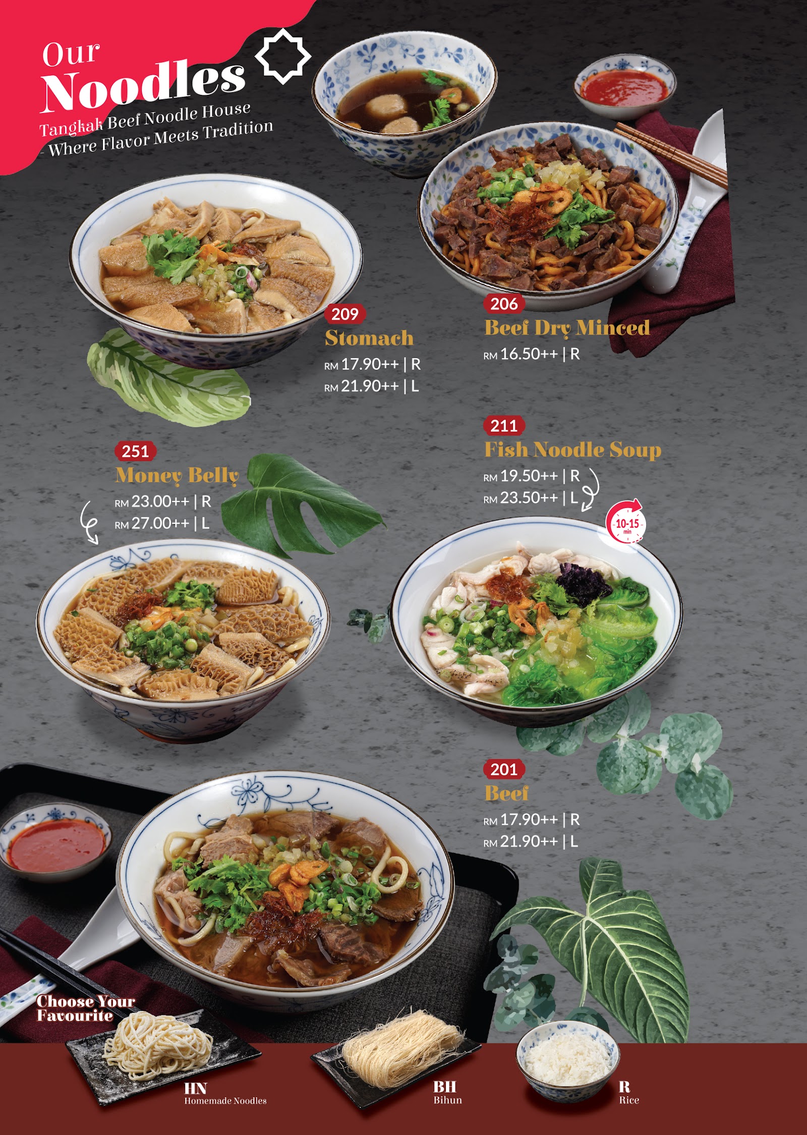 Tangkak Beef Noodle House @ IOI Mall Damansara 菜单